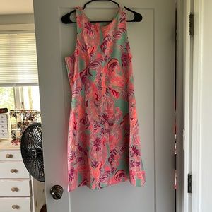 Flamingo pattern lily Pulitzer dress